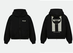 Rhude Vintage Letter Print Oversized Unisex Hoodie