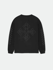 Rhude Vintage Letter Print Oversized Unisex Hoodie