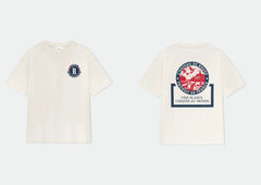 Rhude Globe Badge Graphic Oversized T‑Shirt