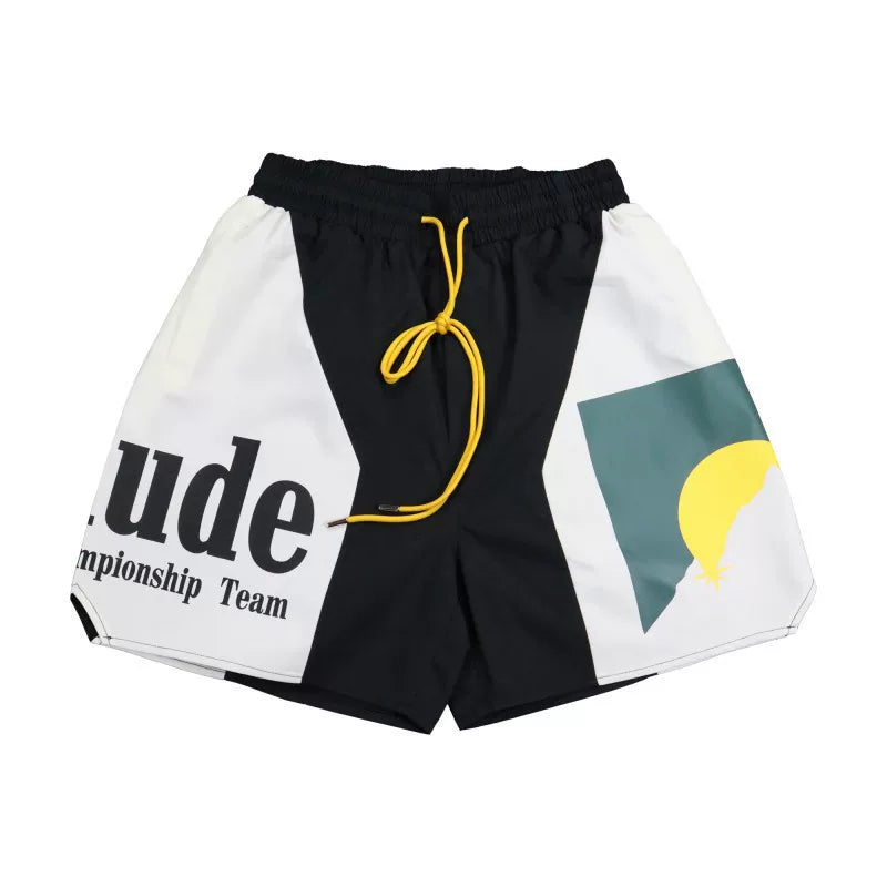 RHUDE Marlboro Fog 3M Reflective Drawstring Shorts