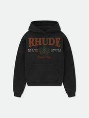 Rhude Vintage Letter Print Oversized Unisex Hoodie