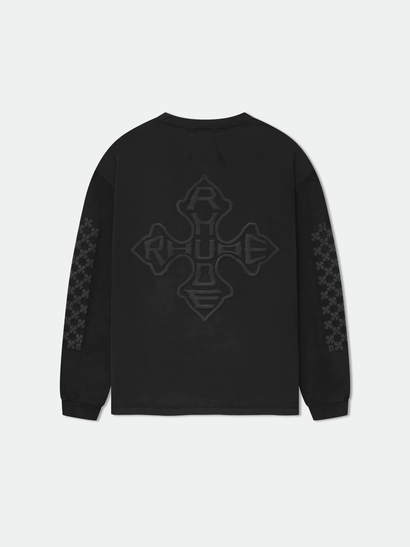 Rhude Vintage Letter Print Oversized Unisex Hoodie