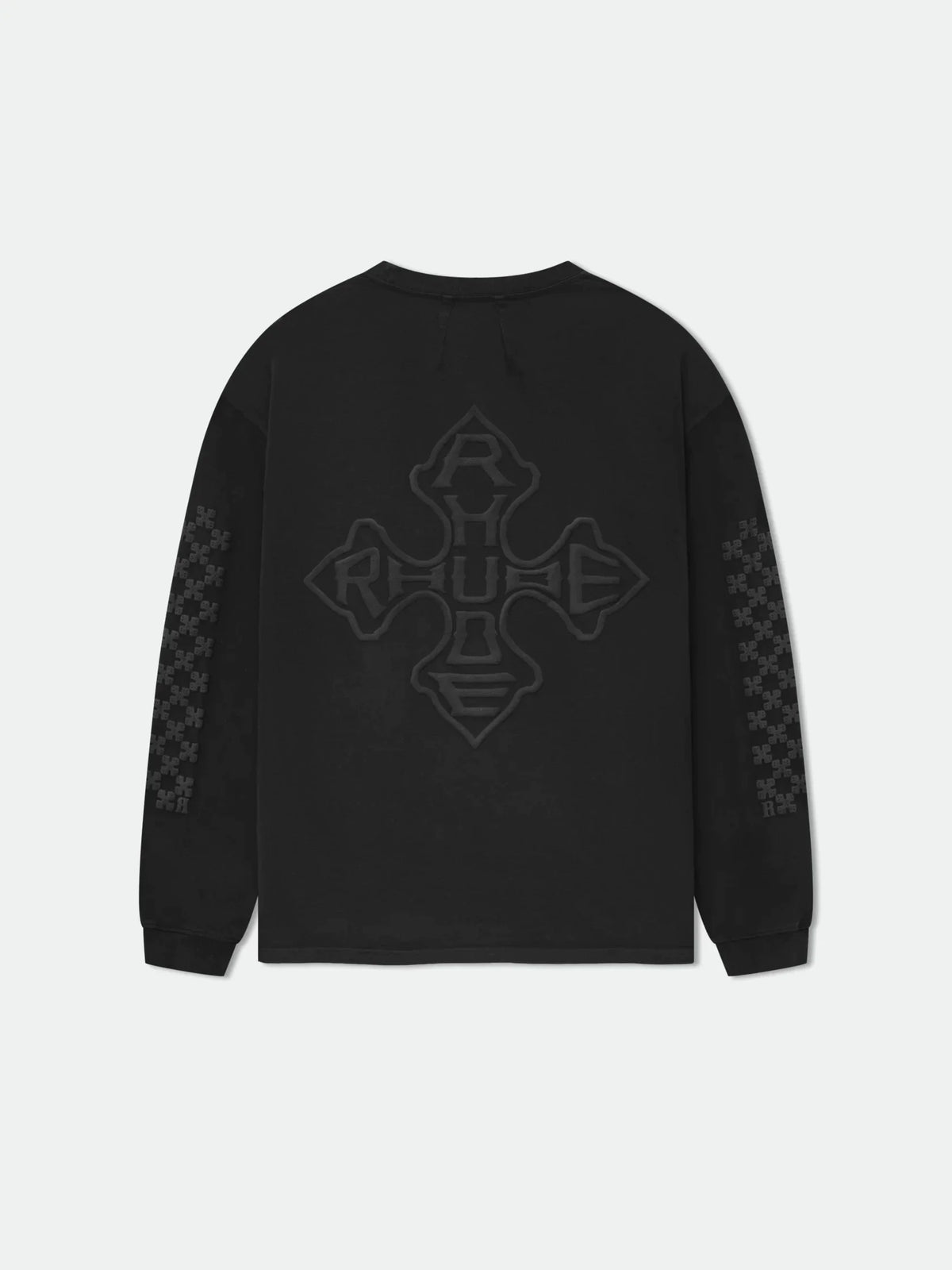 Rhude Vintage Letter Print Oversized Unisex Hoodie