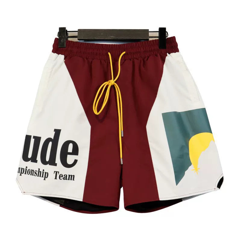 RHUDE Marlboro Fog 3M Reflective Drawstring Shorts